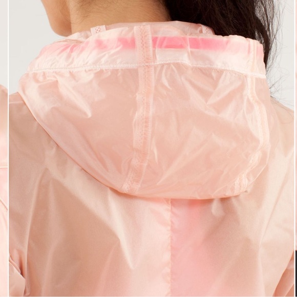 Lululemon Transparent-See Jacket in Parfait Pink - Picture 8 of 9